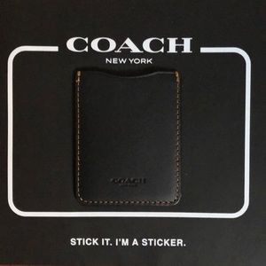 NWT Coach Phone Pocket Sticker